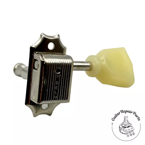 Kluson KD-3-NPK Single Line Deluxe Tuning Machines 3x3 - Nickel / Keystone