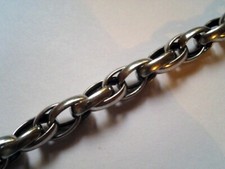 Bracelet Ancien en Argent / Grands Maillons ...