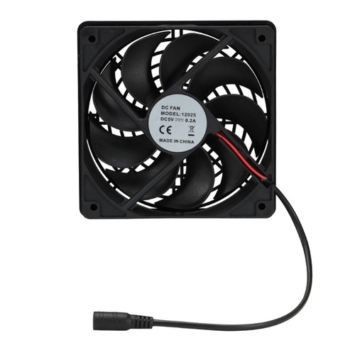 USB Speed Control Cooling Fan 12cm 5V 0.2A 2000RPM for Workstations and Servers - Afbeelding 6 van 8