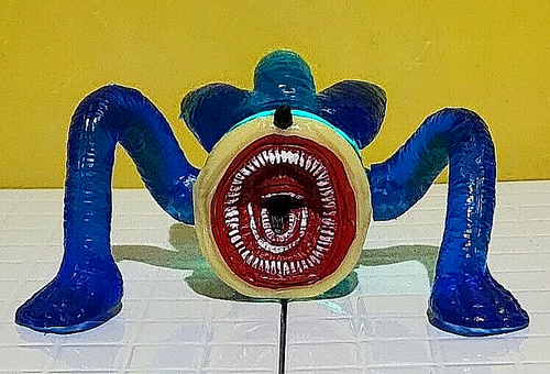 Figurine SHIN SONIC SEA EATER taille haute 3,5" long 7" HORREUR TRANSLUCIDE ⚡⚡ - Photo 18 sur 24