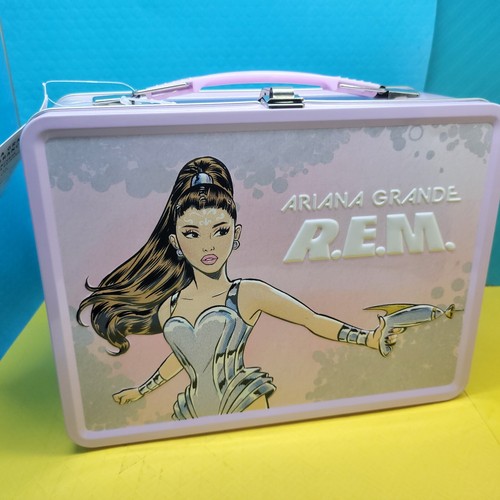 ARIANA GRANDE Purple/Pink REM Metal Lunch Box Limited Edition Tin NEW WITH TAGS eBay
