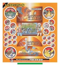 Charizard Pikachu - Pokemon Big Sticker Seal Anime Game TCG Japanese 727
