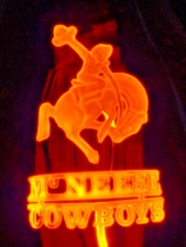 1970s RARE AEROLUX "MC NEESE COWBOYS"  A LOUISIANA UNIVERSITY.