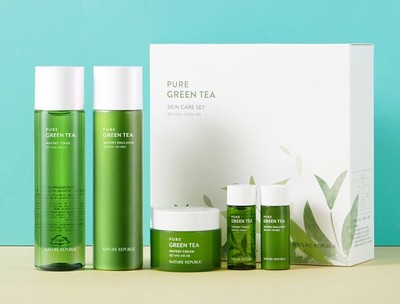 New Nature Republic Pure Green Tea Moist Skincare Set 5pcs Korea Cosmetic Beauty Ebay New Nature Republic Pure Green Tea Moist Skincare Set 5pcs Korea Cosmetic Beauty Ebay