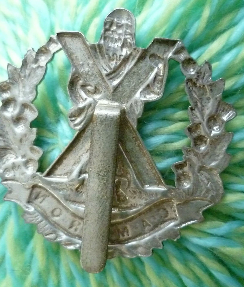 Cameron Highland Cap Badge Silver Slider Antique Original Rare - Image 3 of 4