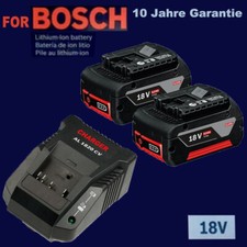 Per Bosch 18V originale Professional GBA GSR GSB BAT618 BAT609 batteria e caricabatteria