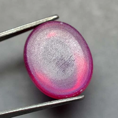 14.50 Ct 14.3x12 MM Pink Red Ruby Star Sapphire 6 Rays Lab Corundum RRS8687 - Image 4 of 4