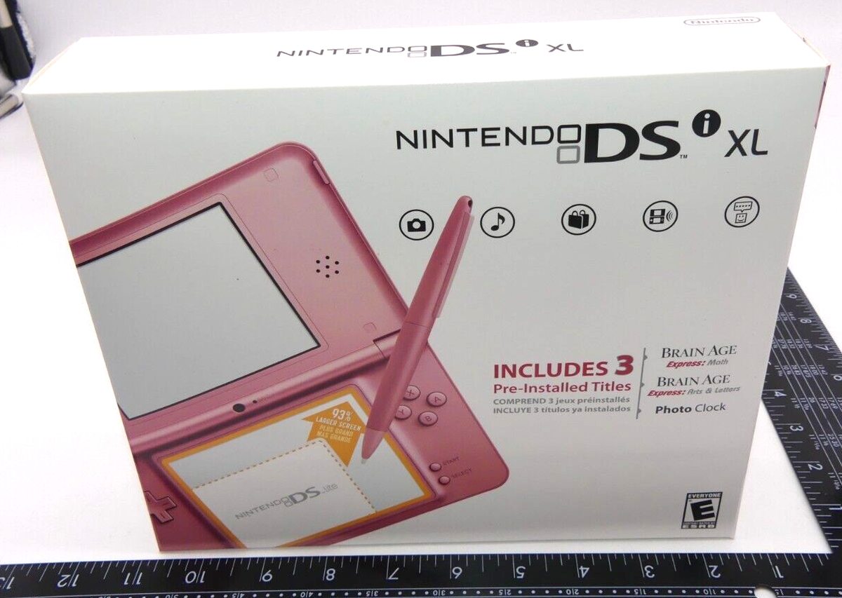 Store DISPLAY Pink Nintendo DSi XL Box Only Gamestop Promo DS No