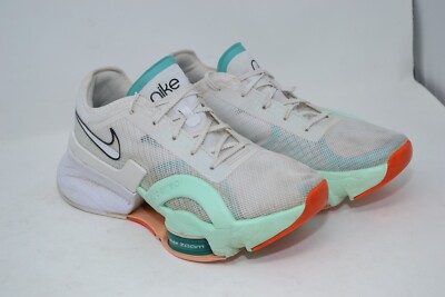 Nike Air Zoom SuperRep 3 DA9492-138 Women 7.5 Training Shoes White Teal Sneakers