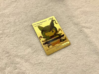 海外版　Pikachu Mega Rayquaza ゴールドカード Pokemon Pikachu Mega Rayquaza 780hp Gold Foil Fan Art Card 006 | eBay