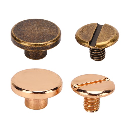 200 Set Book Binding Screw 9x5mm Hard Thick Brass Binding Screws Assorted Hot - Picture 5 of 14