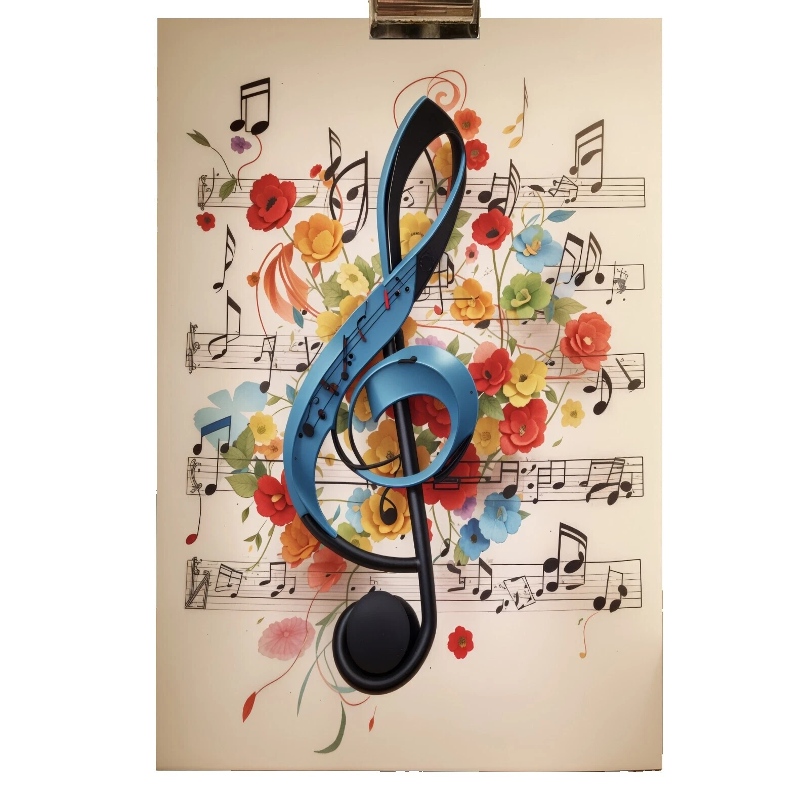 Paper Music Home Décor Posters & Prints