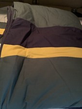 Striped Comforter with 2 shams Cotton