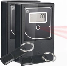 Smart Counter Retail People Counter Infrared & Wireless Battery Operated (Black)