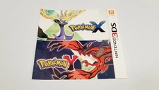 Pokemon X Y Instruction Manual Booklet ONLY!! (3DS) *US VERSION*