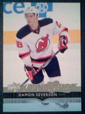 DAMON SEVERSON  14/15 AUTHENTIC UDS1 YOUNG GUNS CARD  SP