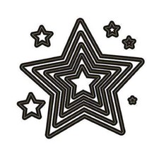 Nesting Star Dies Set - 10 Dies