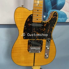 Solid Body H.S Anderson Prince Madcat Amber Electric Guitar 21 Fret Maple Neck