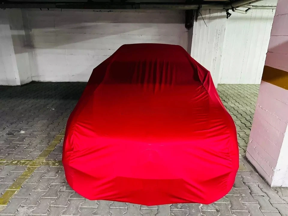 For Mercedes-Benz Car Cover Class Soft Dust Proof Windproof Combing Indoor Car Foto 4 de 4