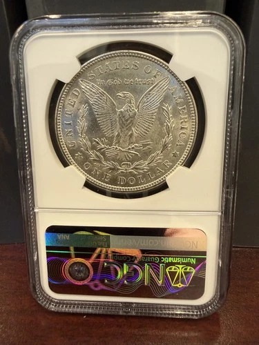 1921-P  $1  MORGAN SILVER DOLLAR  "PHILADELPHIA"  NGC MS62