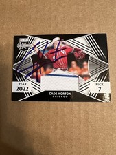 Cade Horton autograph signed 2022 Panini Elite Extra Edition Baseball card IP