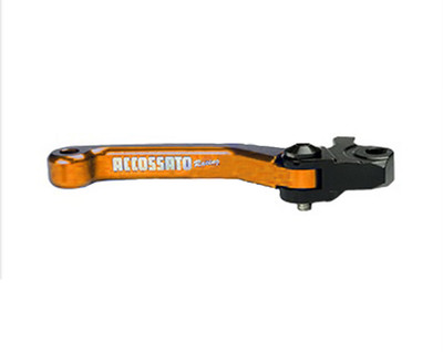 KUPPLUNGSHEBEL ACCOSSATO ORANGE ALUMINIUM OFFROAD 4 FINGER FÜR KTM EXC 200 2006