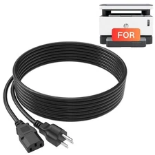 UL 6ft AC Power Cord For HP Neverstop MFP 1202w 1202nw Printer