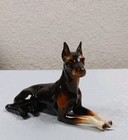 New ListingVintage 1985 Lefton Doberman Pinscher Porcelain Dog Figurine