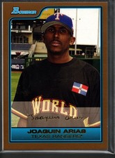 2006 Bowman Draft Picks & Prospects Joaquin Arias #FG40 Future Prospects Gold
