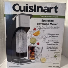 Cuisinart Sparkling Beverage Maker Carbonation System Model SMS-201BK NEW