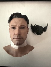 Hot Toys MMS732 Batman Deluxe 2.0 Brine Wayne Head Sculpt And Swap Out Hair