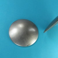Edelstahl Schale GewöLbt Kappe Deckel Blech Ø 76,1 Mm V2A Rundrohr Va