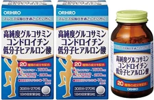 2x Orihiro Glucosamine Chondroitin Hyaluronic Acid 270 Tablets Supplement Japan