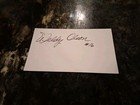 Weldy Olson  Gold Medal Signed 3x5 Index Card  Olympic Hockey — photo 1