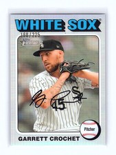 2024 Topps Heritage High Number - Garrett Crochet #627 Chrome Silver Border /225