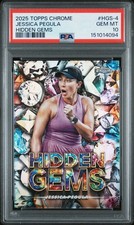 2025-26 Topps Chrome Jessica Pegula Hidden Gems SSP PSA10 POP 1