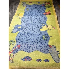 Carters John Lennon Animal Toss Rug Cotton Kids Play Mat Nursery