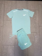 Nike Running Miler Set Türkis Größe M
