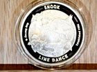 2016 Guy Harvey Snook Line Dance Fishing 1 oz Ounce .999 Silver Round
