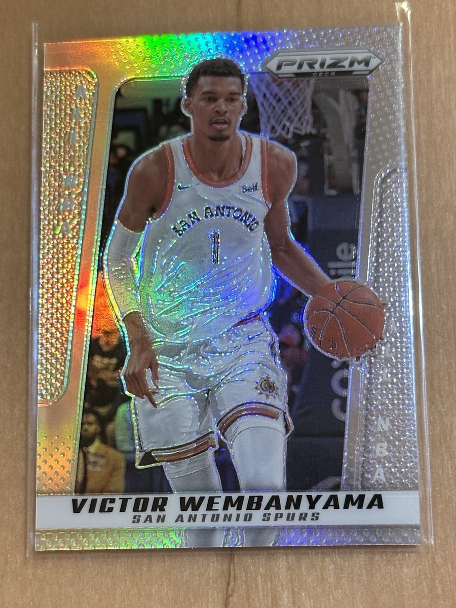 Rare 2024 Panini Prizm Deca Victor Wembanyama Silver Holo 285 All