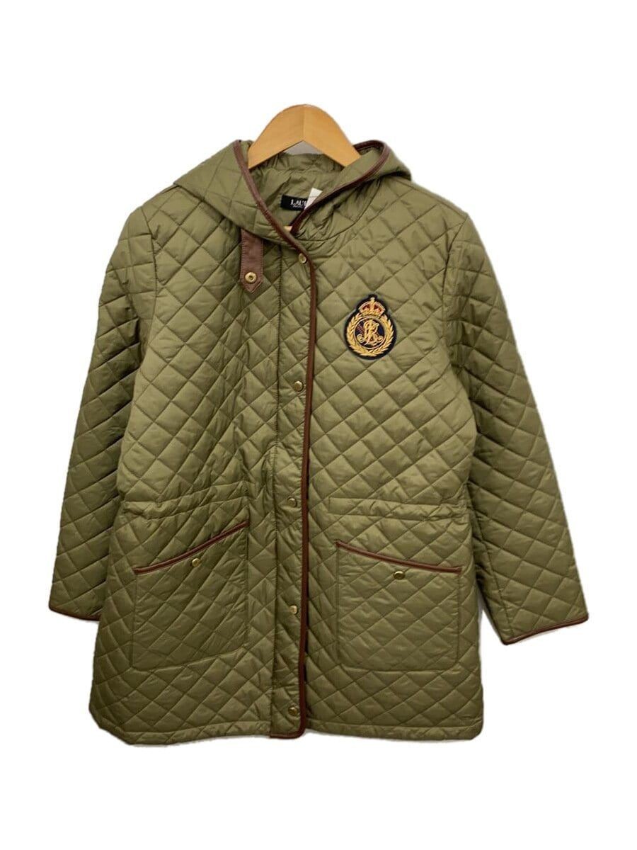 ALTRA Cappotto trapuntato RALPH LAUREN altri diamanti L poliestere kaki tinta unita interno