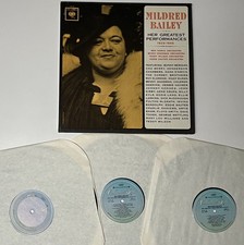 MILDRED BAILEY Her Greatest Performances 1929-1946 --  3LP Columbia box set