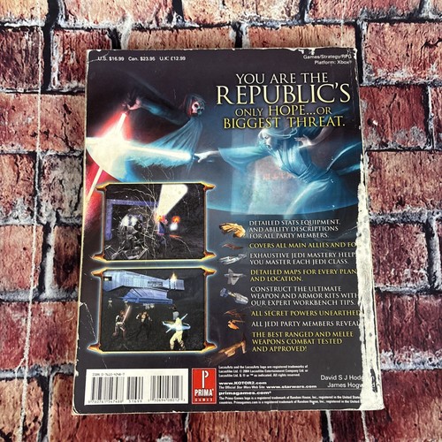 Star Wars Knights of the Old Republic 2 Prima Strategy Xbox WITHOUTPoster - Picture 2 of 5