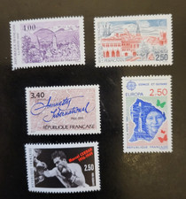 1991 FRANCE 2707 2698 2696 2728 2729 5T"MUNSTER.PERPIGNAN.EUROPA.AMNESTY.CERDAN"
