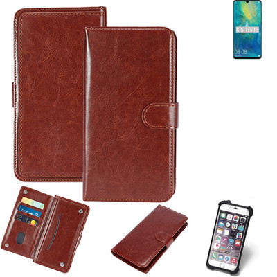 Handy Hülle für Huawei Mate 20 X 5G Flip Case Schutzhülle Klapp Tasche Book C