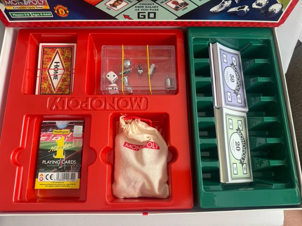 Vintage 2003 Limited Edition Manchester United Monopoly Game 100% Complete - Image 2 of 3