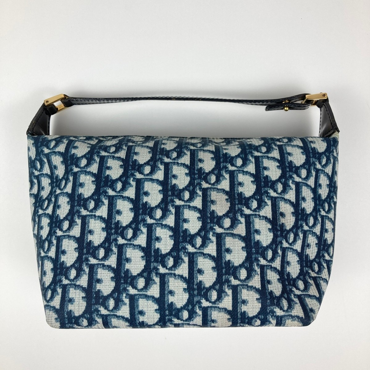 Dior ネイビー ショルダーバッグ Christian Dior ショルダーバッグ ネイビー/ホワイト Christian Dior