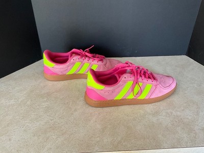 Adidas Women's BREAKNET Sleek Shoes, Pulse Magenta Lucid Lemon Bliss Pink, 10 US