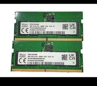 SK Hynix 16GB DDR5 4800MHz PC5 SODIMM Laptop RAM 1Rx16 HMCG66AEBSA092N 2x8GB