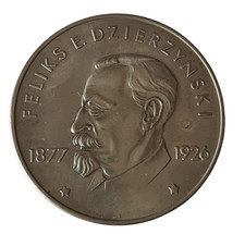 DDR MEDAILLE FELIKS E. DZIERZYNSKI 1877 - 1926 WACHREGIMENT BERLIN MFS